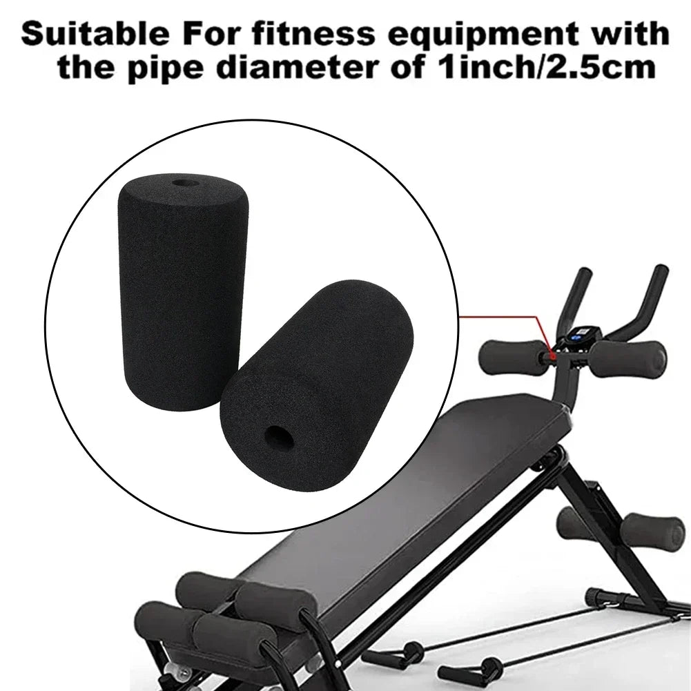 2Pcs Foot Foam Pads Rollers Replacement for Leg Extension for Weight Bench for Gym Exercise Machines Foot Foam Pads