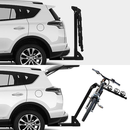 4 Bike Rack Hitch Mount, Bicycle Racks for Trailer Hitch Fits Most Cars, Sedans, Hatchbacks, Minivans and Suvs with a 2" Hitch Receiver