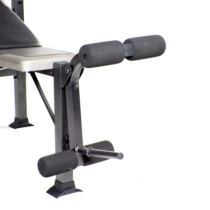 Strength Standard Weight Bench with Leg Developer, 150Lb Upright Weight acity