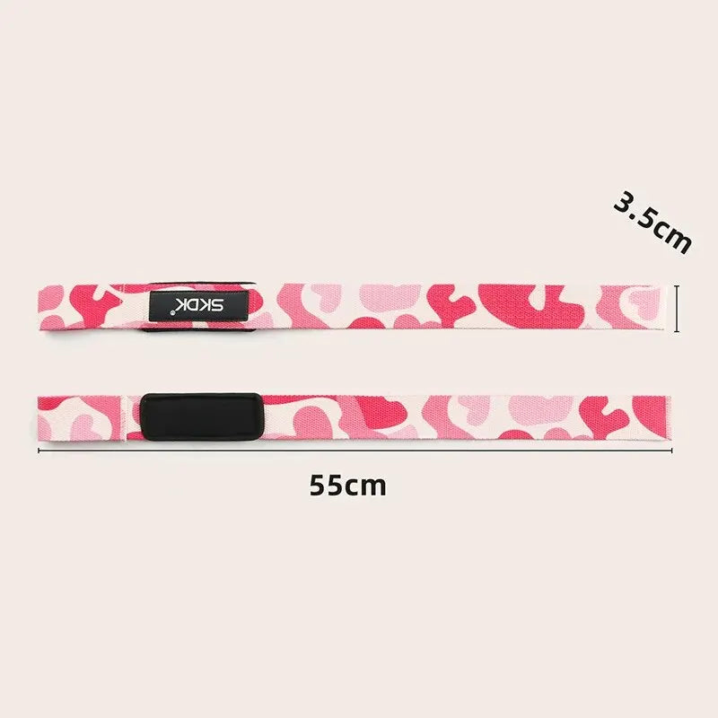2PC/2PAIR Sports Booster Belt Grip Belt Fitness Pull-Up Bars Pull-Ups Silicone Non-Slip Wear-Resistant Deadlift Belt