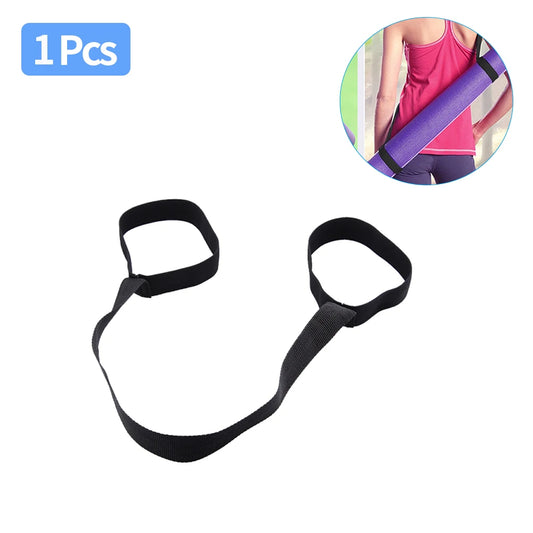 Portable Yoga Mat Strap Belts Adjustable Storage Ties Sports Sling Shoulder Carry Strap Belt Exercise Stretch Fitness Equiment