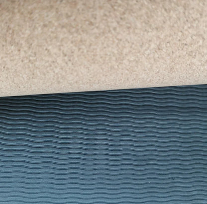 183X61Natural Cork TPE Yoga Mat Fitness Gym Sports Mats Pilates Exercise Pads Non-Slip Yoga Mats 6Mm Absorb Sweat Odorless