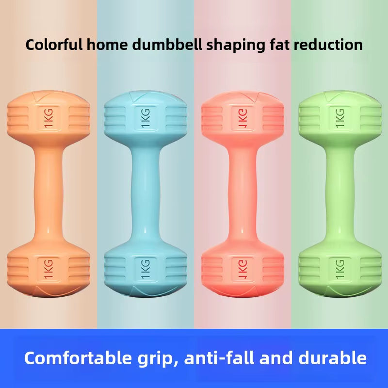 Zen Rhyme 2Pcs 2Kg Dumbbells Home Fitness Equipment Yoga Arm Muscle Fitness Gym Equipment for Home Workout Accessories