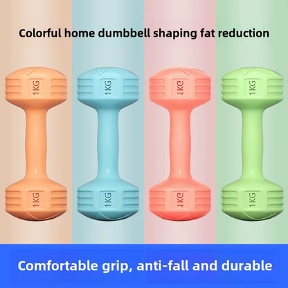 Zen Rhyme 2Pcs 2Kg Dumbbells Home Fitness Equipment Yoga Arm Muscle Fitness Gym Equipment for Home Workout Accessories