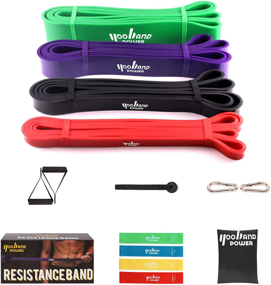 Resistance Band Set,Pull up Assistance Bands,Exercise Bands,Workout Stretch Bands,Mobility Bands, Powerlifting Bands,For Resistance Training,Physical Therapy,Home Fitness,For Men & Women