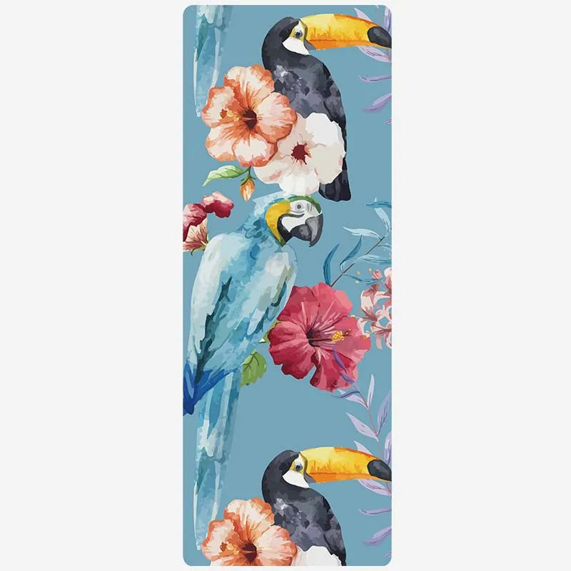 183*68Cm Ultra-Thin Non-Slip Foldable Yoga Mats for Fitness Tasteless Pilates Gym Exercise Pads Rubber Travel 1Mm