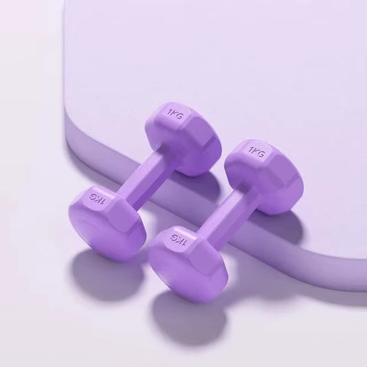 Zen Rhyme 2Pcs 2Kg Dumbbells Home Fitness Equipment Yoga Arm Muscle Fitness Gym Equipment for Home Workout Accessories