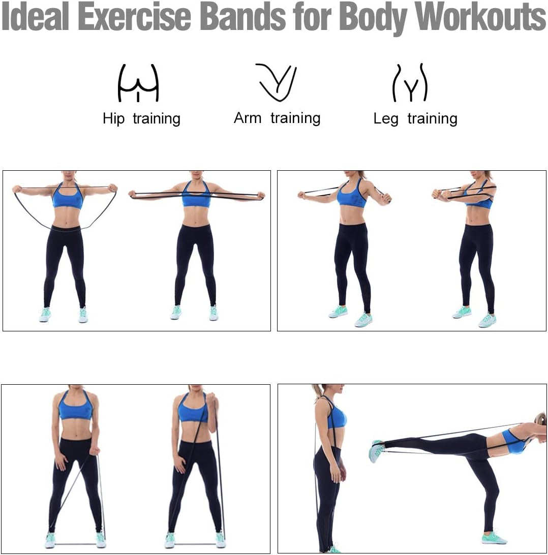 Resistance Band Set,Pull up Assistance Bands,Exercise Bands,Workout Stretch Bands,Mobility Bands, Powerlifting Bands,For Resistance Training,Physical Therapy,Home Fitness,For Men & Women