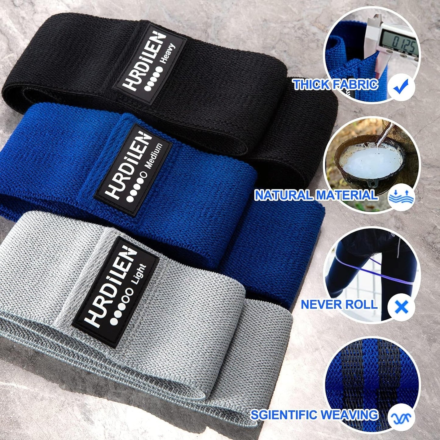 Professional Resistance Bands for Fitness Training - Elastic Stretch Bands for Men and Women with Carry Bag for Physical Therapy, Home Workouts, and Yoga