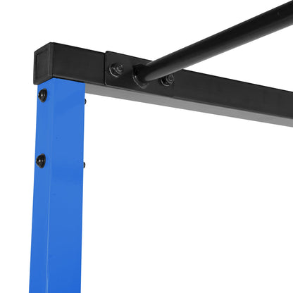 7-Foot Adjustable Full Cage Power Rack, Blue