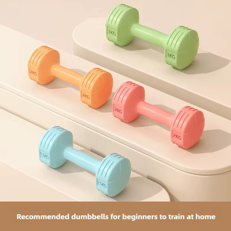 Zen Rhyme 2Pcs 2Kg Dumbbells Home Fitness Equipment Yoga Arm Muscle Fitness Gym Equipment for Home Workout Accessories