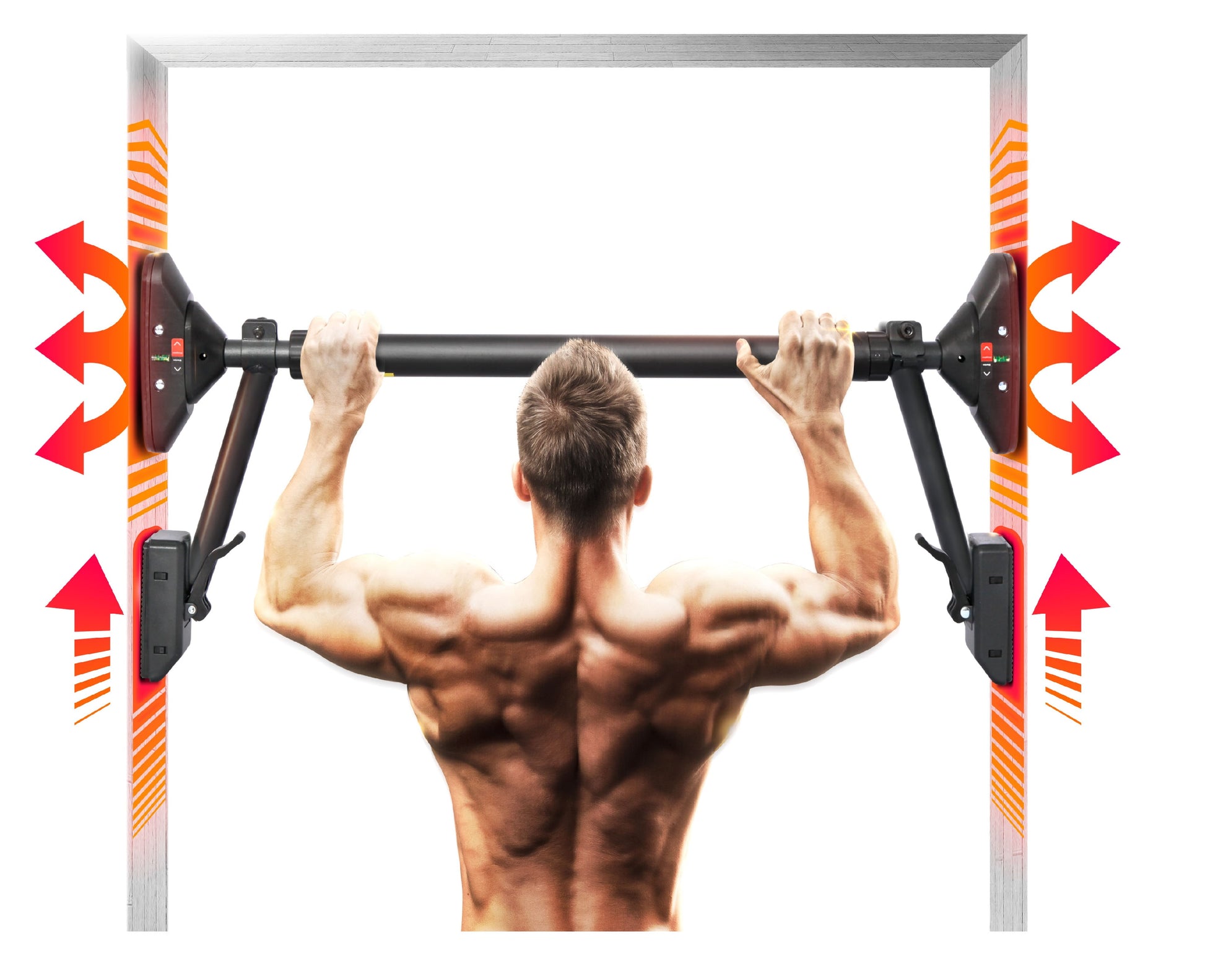 Pull up Bar, , Chin up Bar Upper Body Workout, Two-Way Support Fitness Training Equipment