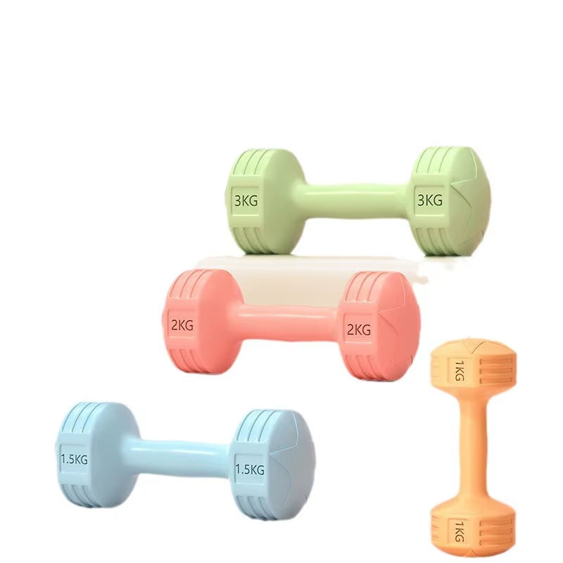 Zen Rhyme 2Pcs 2Kg Dumbbells Home Fitness Equipment Yoga Arm Muscle Fitness Gym Equipment for Home Workout Accessories