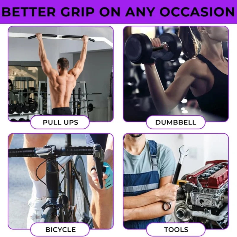 Silicon Grip Tape for Pull up Bar - Non-Slip Fusion Silicon Wrap for Barbells, Dumbbells, Sports and Gym Equipment 1 in X 10 FT