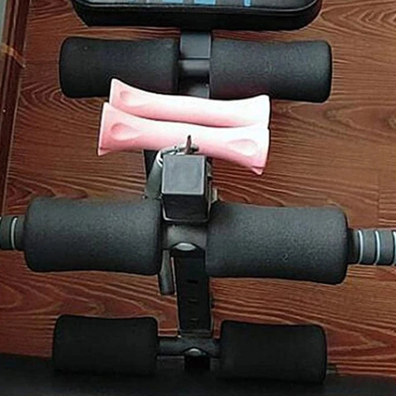 Black Foam Pads Rollers Soft Buffer Tube Cover Machine Tube Leg Gym Replacement Parts for Home Exercise Equipment Sponge Sleeve