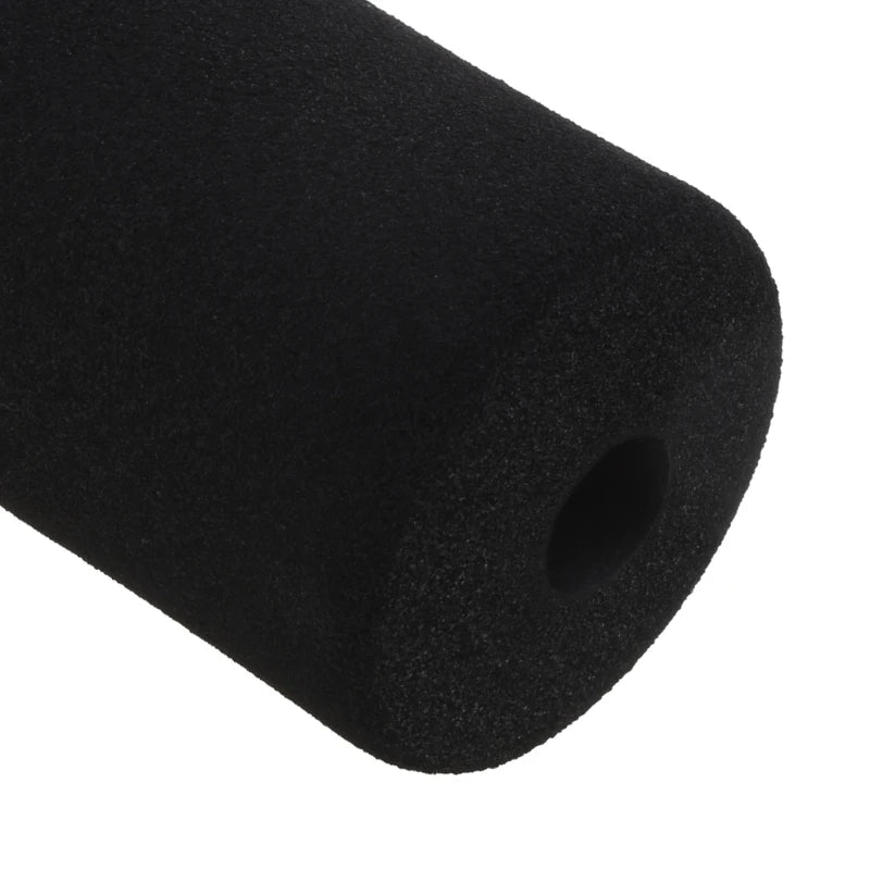 Black Foam Pads Rollers Soft Buffer Tube Cover Machine Tube Leg Gym Replacement Parts for Home Exercise Equipment Sponge Sleeve