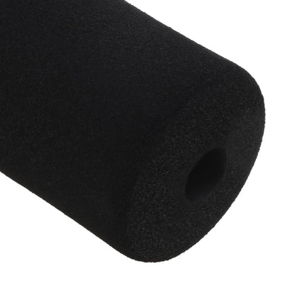Black Foam Pads Rollers Soft Buffer Tube Cover Machine Tube Leg Gym Replacement Parts for Home Exercise Equipment Sponge Sleeve