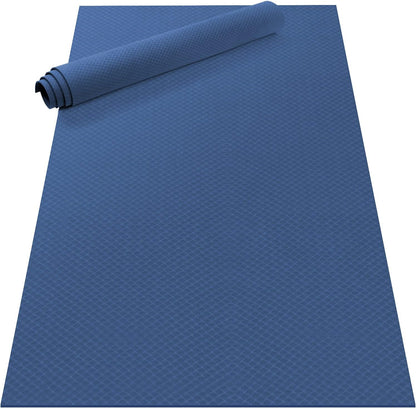 Large Yoga Mat for Pilates Stretching Home Gym Workout, Extra Thick Non Slip Exercise Mat, Extra Wide Fitness Mat for Men and Women, Mutil-Size X 1/4'' Thick