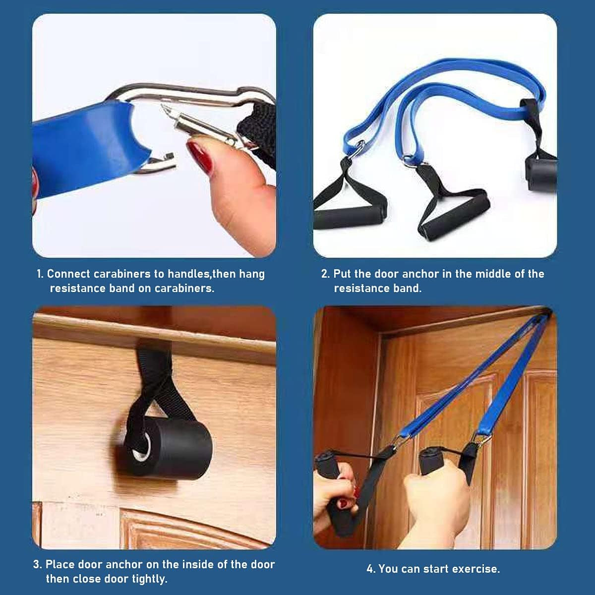 Resistance Band Set,Pull up Assistance Bands,Exercise Bands,Workout Stretch Bands,Mobility Bands, Powerlifting Bands,For Resistance Training,Physical Therapy,Home Fitness,For Men & Women