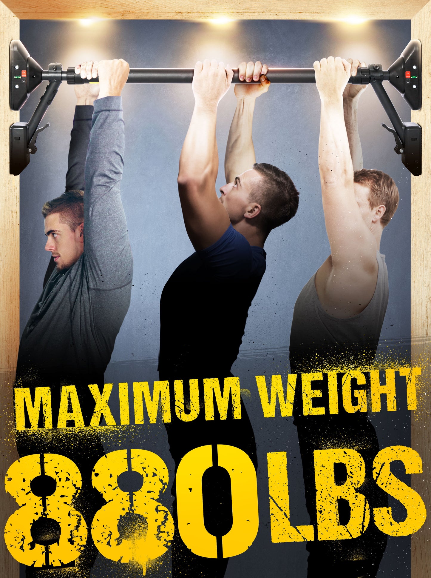 Pull up Bar, , Chin up Bar Upper Body Workout, Two-Way Support Fitness Training Equipment