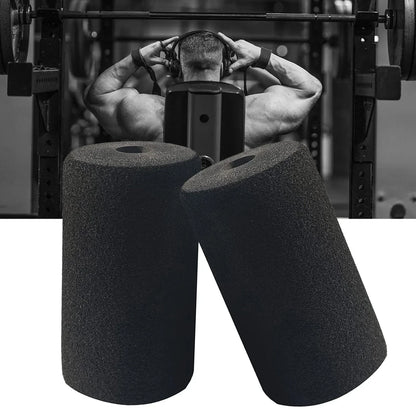 2Pcs Foot Foam Pads Rollers Replacement for Leg Extension for Weight Bench for Gym Exercise Machines Foot Foam Pads