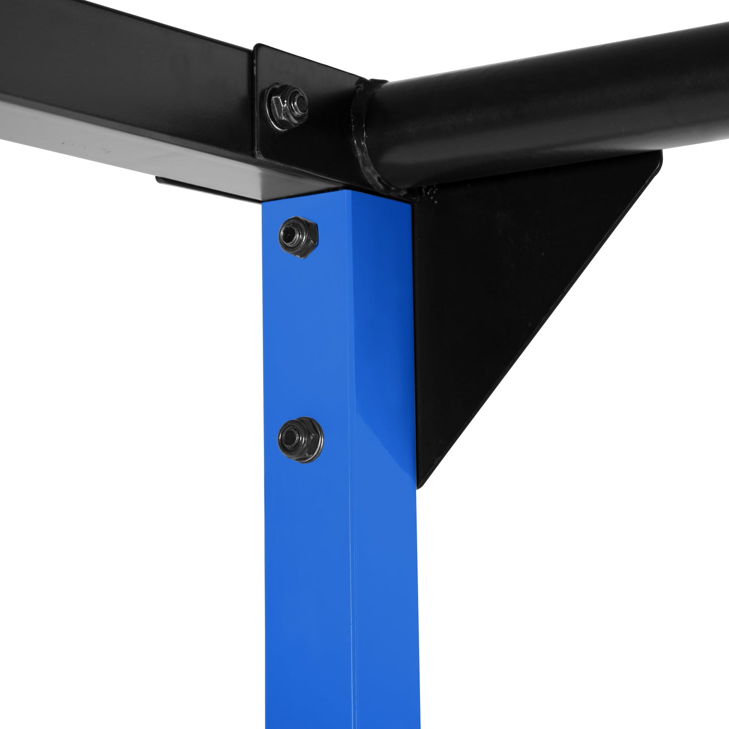 7-Foot Adjustable Full Cage Power Rack, Blue