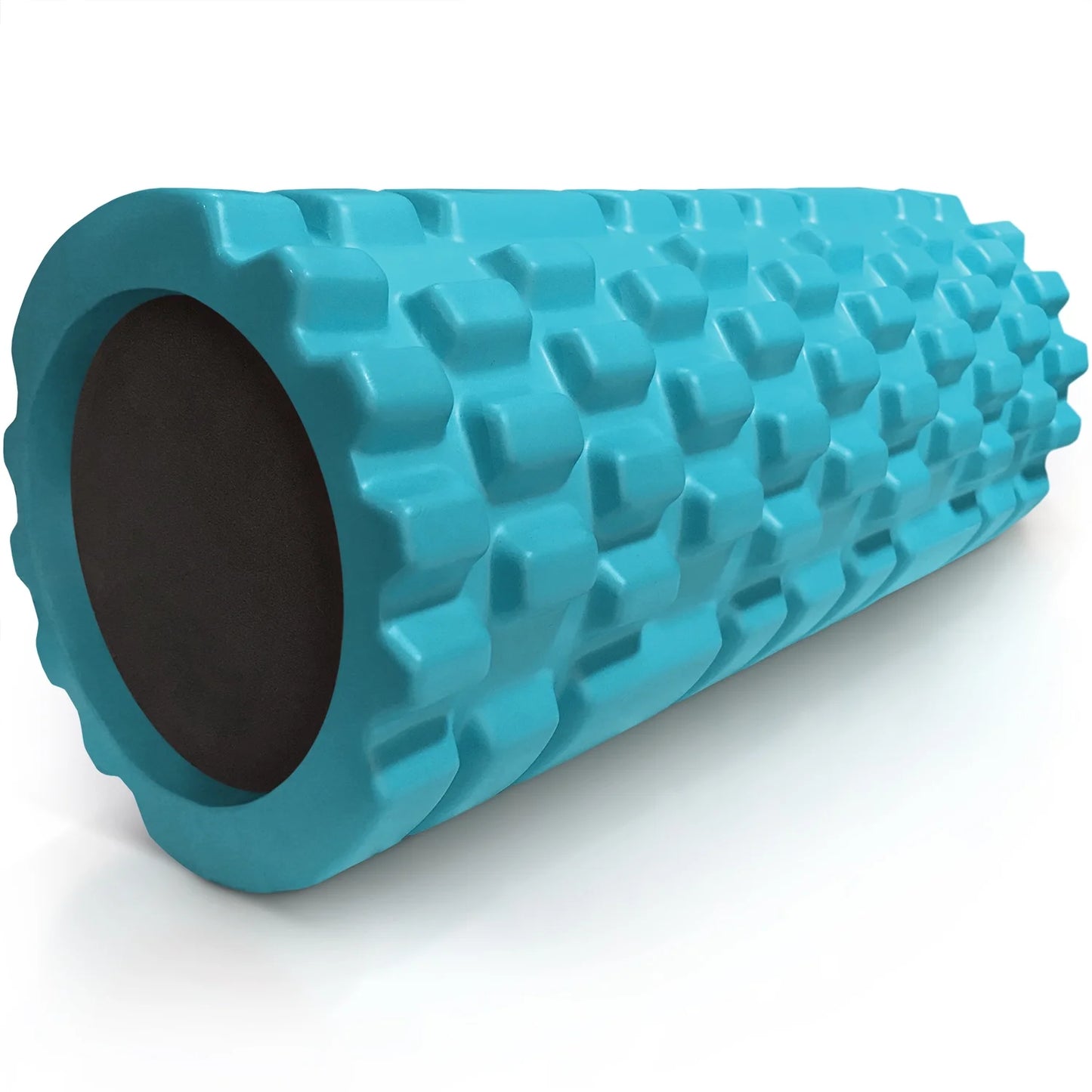 Medium Density Massaging Foam Roller for Myofascial Self Release and Deep Tissue Massage - Aqua